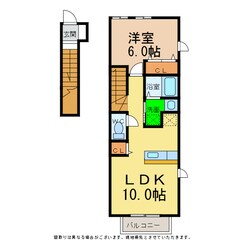 プリムヴェールＡの物件間取画像